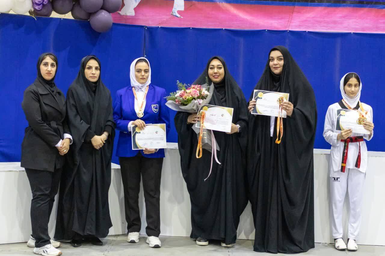 قهرمانان لیگ تکواندوی دختران استان قم معرفی شدند